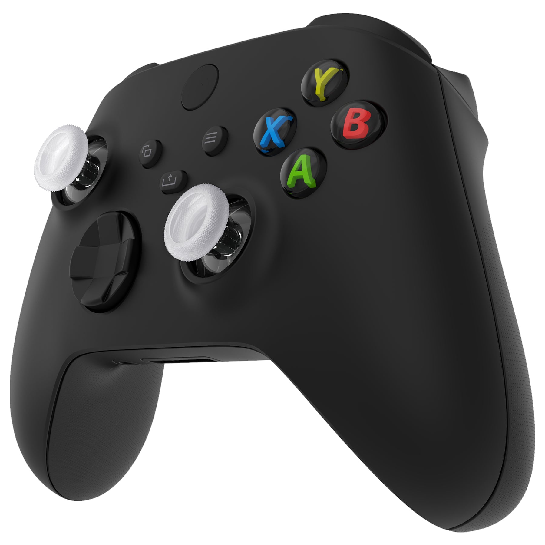 eXtremeRate Clear Replacement Thumbsticks for Xbox Series X/S Controller - Compatible with Xbox One, Xbox One X/S & Elite Controllers - Premium Custom Joystick (Model JX3408) - Perfect for Gaming, Streaming & Esports