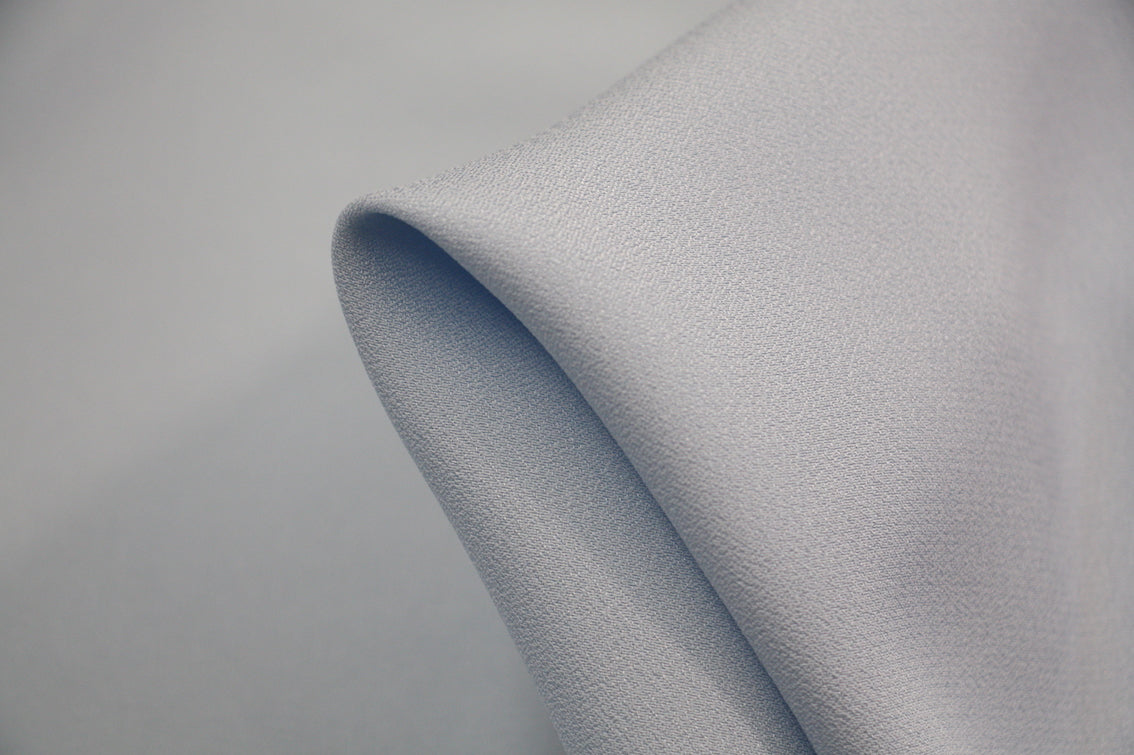 Cady Cielo Satin Backed Crepe Fabric - Premium Dressmaking Material for Evening Gowns, Bridal Wear & Formal Attire - Perfect for Sewing Elegant Dresses, Skirts & Blouses