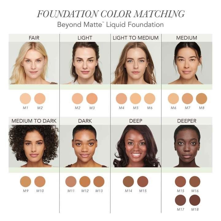 Beyond Matte Liquid Foundation - Oil-Free, Full Coverage Makeup for Oily & Combination Skin - Perfect for Everyday Wear & Long-Lasting Matte Finish