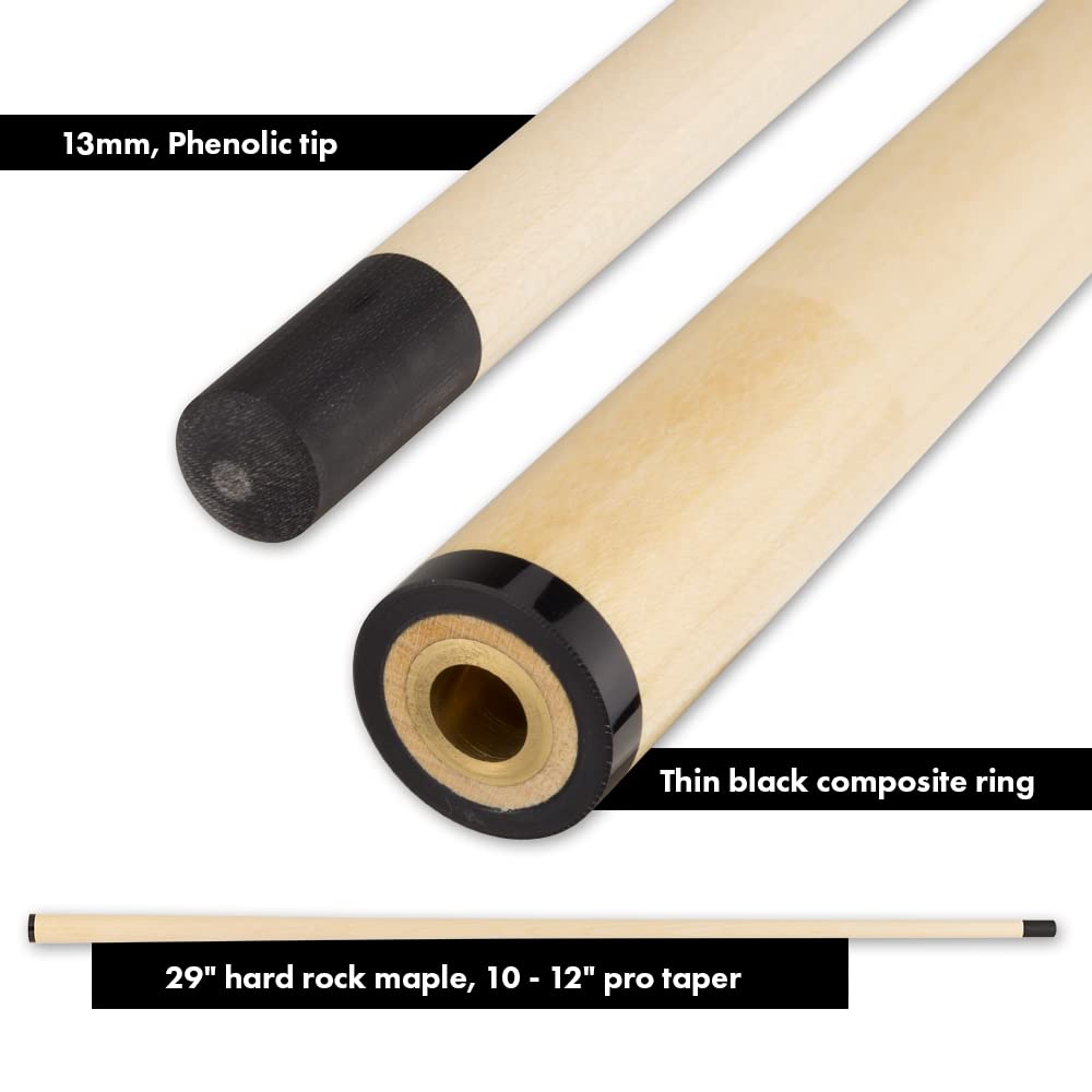 Premium Silver Action Break Jump Billiards Pool Cue Stick - Professional Billiards Accessory for Break Shots & Jump Shots - Perfect for Tournaments & Home Game Rooms