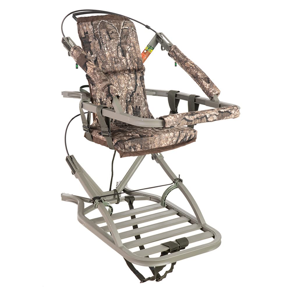 Summit Treestands Viper SD Climbing Treestand - Lightweight Hunting Stand with Comfortable Seat | Camouflage Pattern for Deer Hunting & Outdoor Adventures