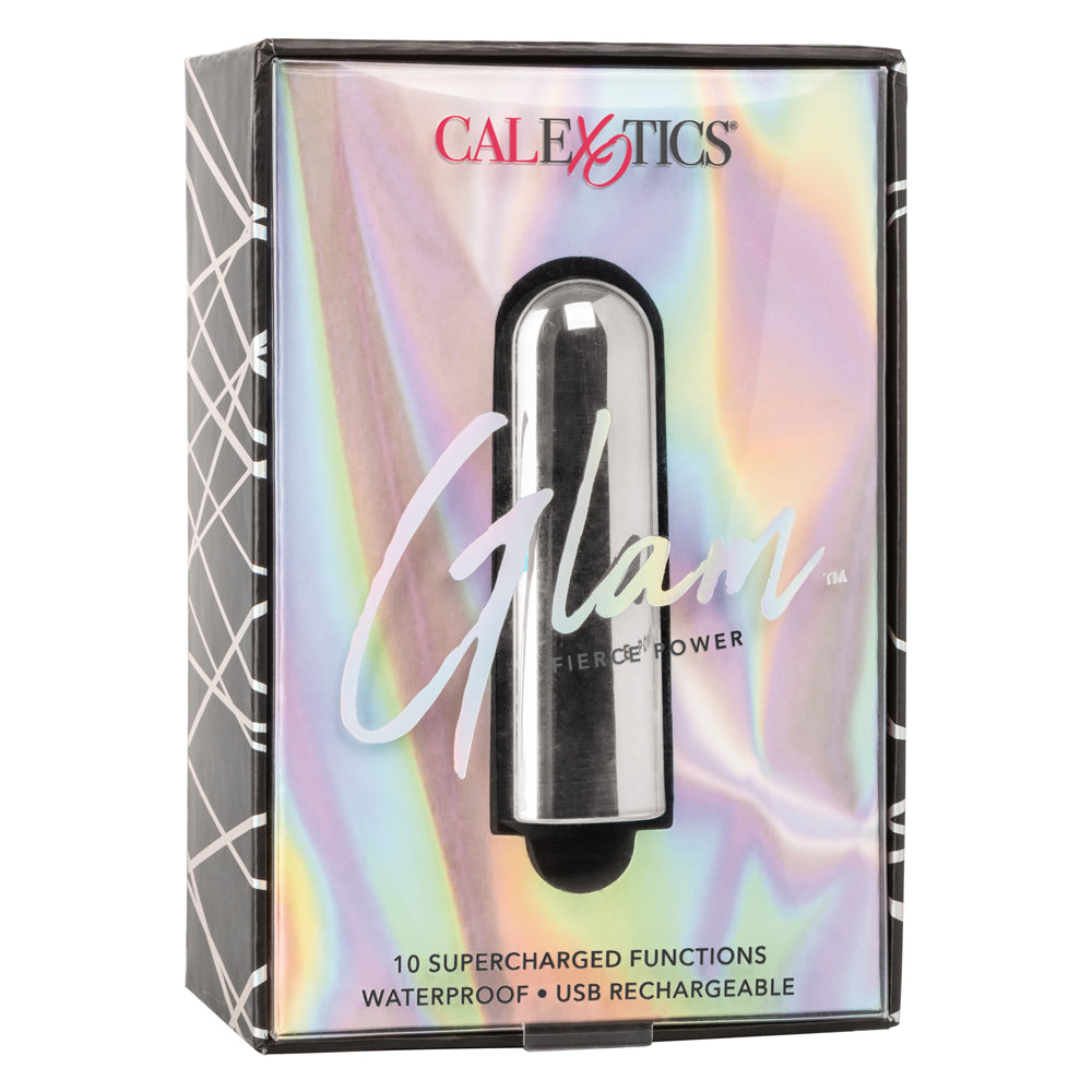 Glam Fierce Power Bullet Vibrator - Rechargeable Mini Personal Massager for Women, Powerful & Quiet Clitoral Stimulator - Perfect for Solo Play & Couples Intimacy