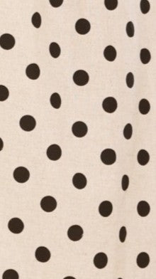 Leoni Maxi Dress - Oat & Black Spot Floral Print - Women's Long Boho Summer Dress for Beach, Vacation & Casual Wear
