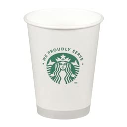 12 fl oz Disposable Paper Coffee Cups - 1000/Carton, White & Green - Ideal for Coffee, Tea, Hot Chocolate & Cappuccino - Perfect for Offices, Cafes & Break Rooms (12434031)