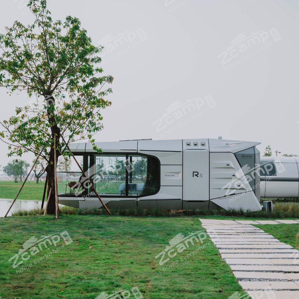 Zcamp R5 Prefabricated Modular Tiny House - Portable, Eco-Friendly & Easy Assembly for Backyard, Vacation & Off-Grid Living