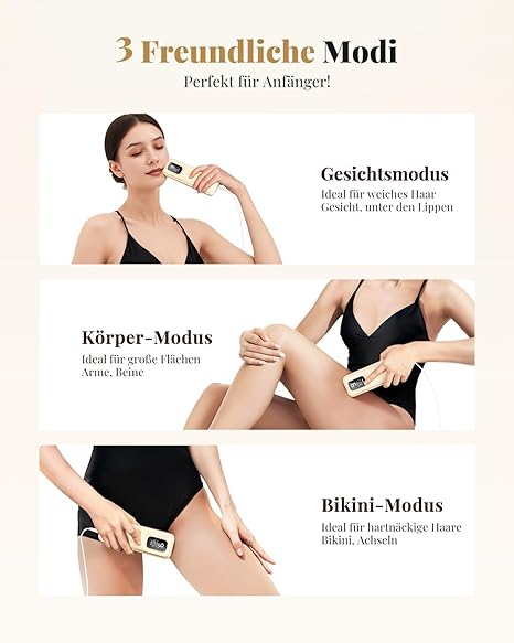 IGIA FDA 510k Approved IPL Hair Removal Device - Permanent Hair Remover for Face, Legs, Underarms & Bikini Line - At-Home Laser Hair Removal System for Women & Men - Painless & Effective Solution for Smooth Skin