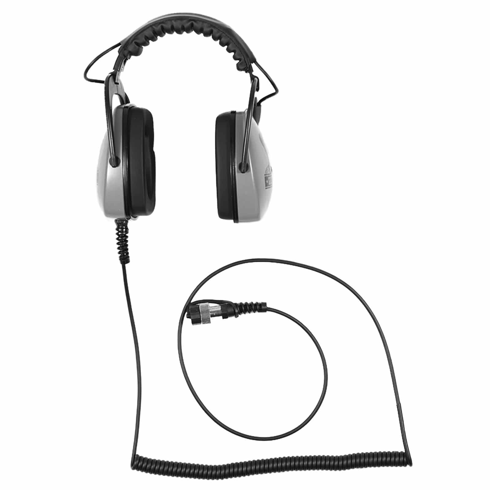 DetectorPro Gray Ghost Amphibian II Waterproof Metal Detecting Headphones - Compatible with Garrett AT Max, AT Pro, AT Gold, ATX, Infinium & Seahunter - Ideal for Beach Hunting, Gold Prospecting & Underwater Treasure Hunting