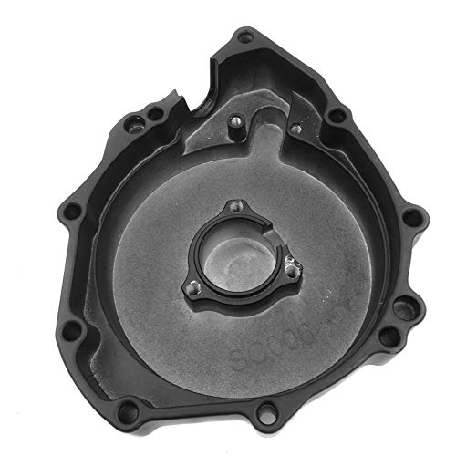 HTTMT MT054 Motorcycle Engine Stator Cover - Compatible with Suzuki GSXR1300 Hayabusa 1999-2020 (Black, Left Side) | Durable Replacement Part for Engine Protection & Off-Road Riding