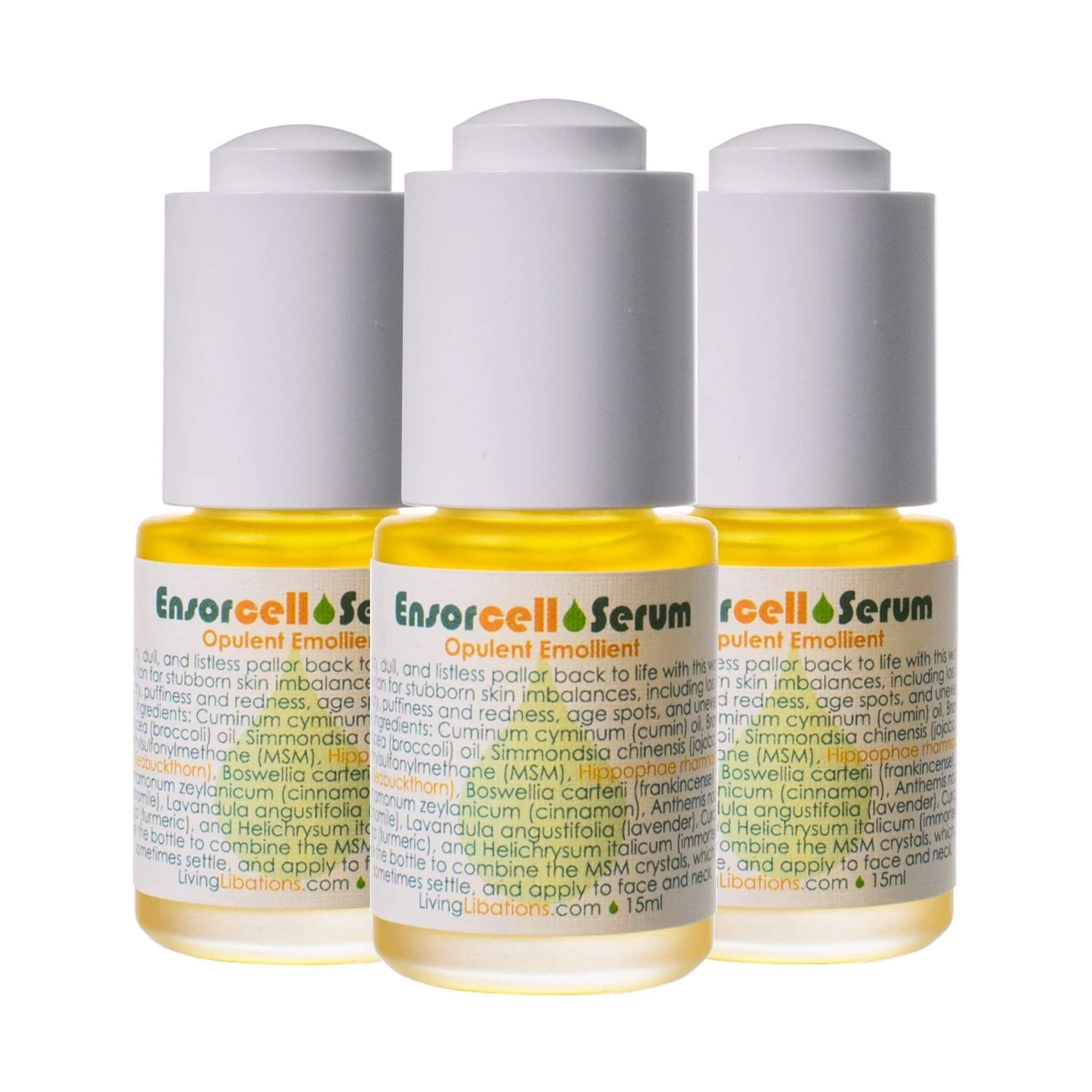 Ensorcell Serum - Anti-Aging Facial Serum with Hyaluronic Acid & Vitamin C for Glowing Skin | Day & Night Moisturizer for Women & Men | Perfect for Dry Skin & Wrinkles