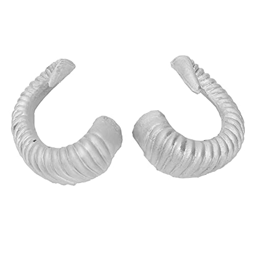 Bestoyard Black Halloween Sheep Horns Headband - Artificial Ram Horn Costume Accessory for Halloween Party, Cosplay, and Photo Props - Perfect for Costume Parties, Themed Events, and Spooky Fun