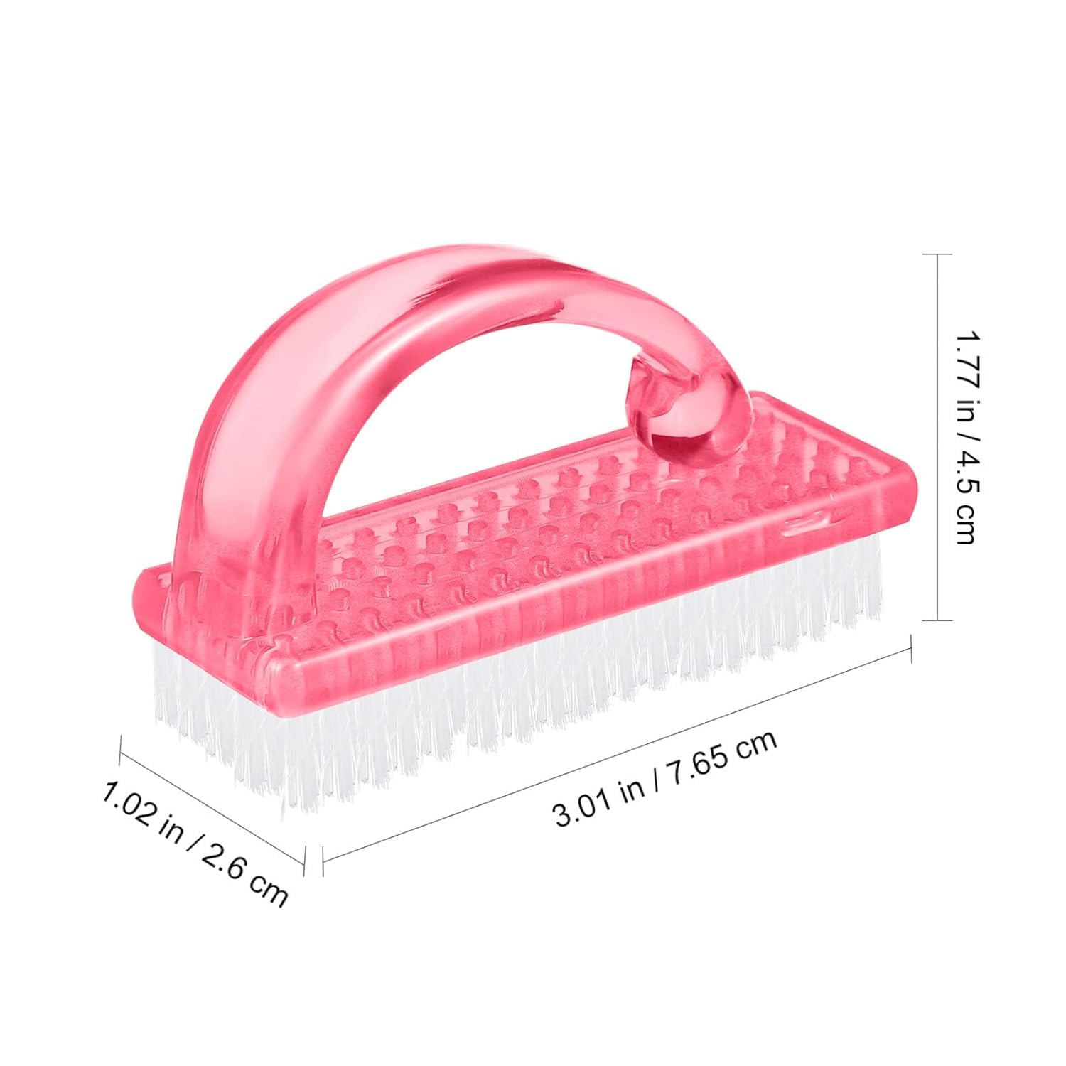 Professional Nail Brush Set - 2Pcs Manicure Tools for Cleaning & Shaping Nails | Multi-Color Nail Care Kit for Salon & Home Use | Perfect for Gel, Acrylic & Natural Nails