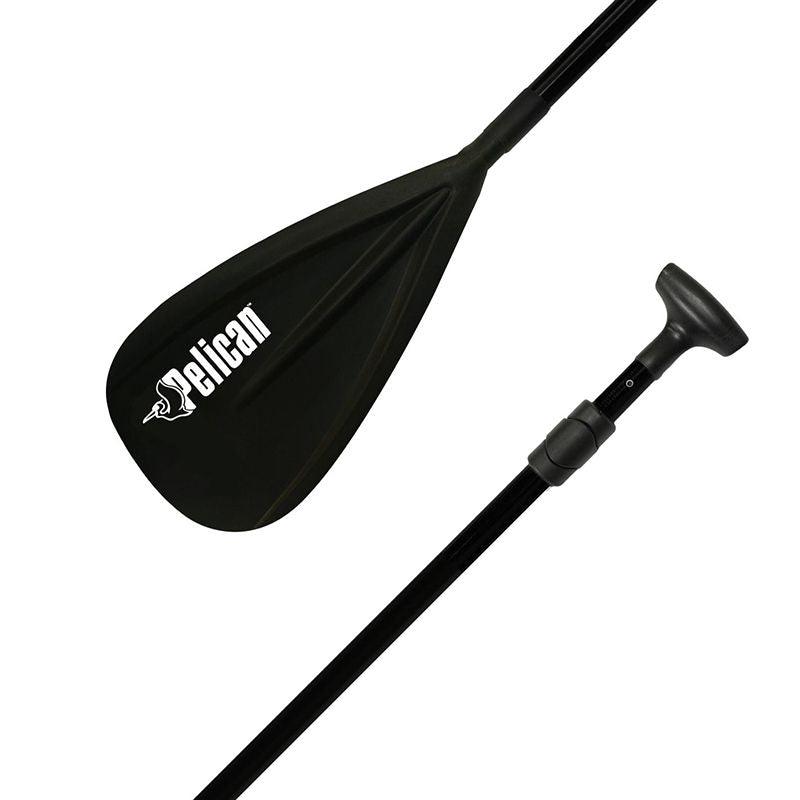 Pelican Vortex SUP Paddle - Lightweight Carbon Fiber Stand Up Paddleboard Paddle for Kayaking & Surfing - Adjustable Travel & Touring Paddle for Men & Women - Perfect for Lakes, Rivers & Ocean Adventures