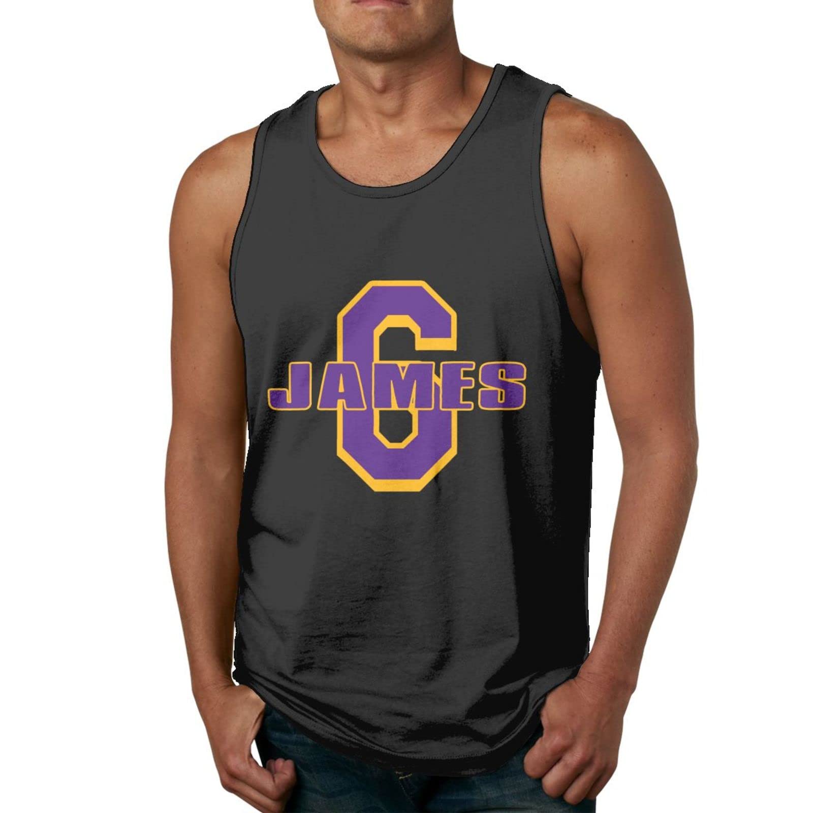 James Basketball 6 Men's Workout Tank Top - Breathable Muscle Gym Vest for Summer Running, Training & Bodybuilding - Ideal for Fitness, Sports & Outdoor Activities
