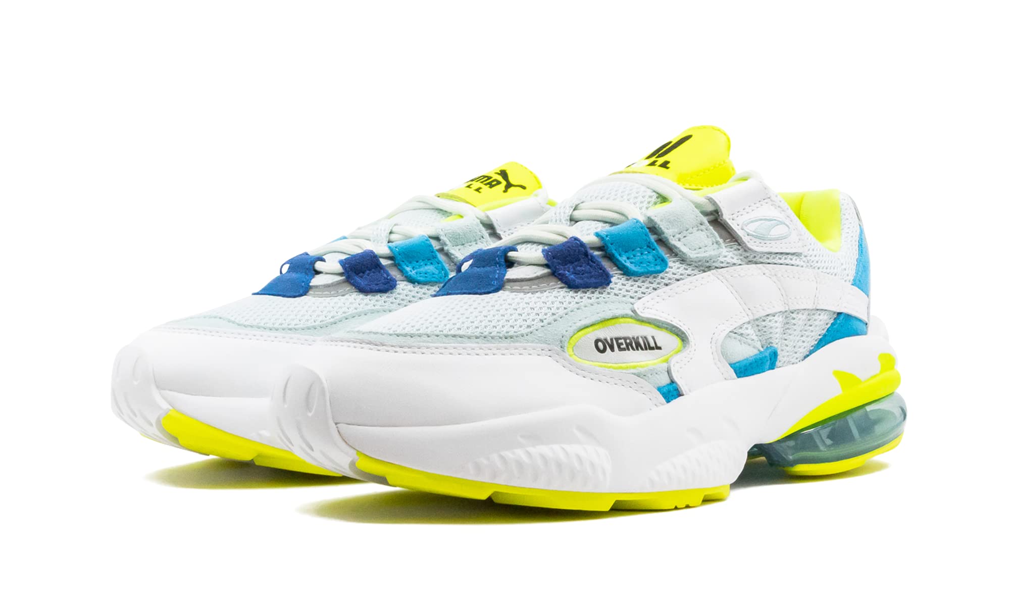 PUMA Men's Cell Venom X Overkill Sneakers - Blue White Yellow Athletic Casual Shoes for Running & Gym Workouts | Comfortable Lace-Up Walking Shoes for Men