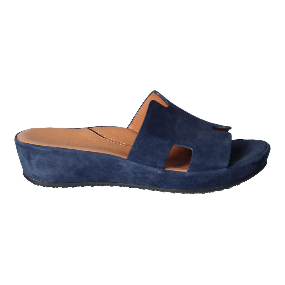 Catiana Slip-On Sandals for Kids - Navy Blue Suede | Comfortable Casual Shoes for Boys & Girls | Perfect for Beach, Pool, and Summer Outings