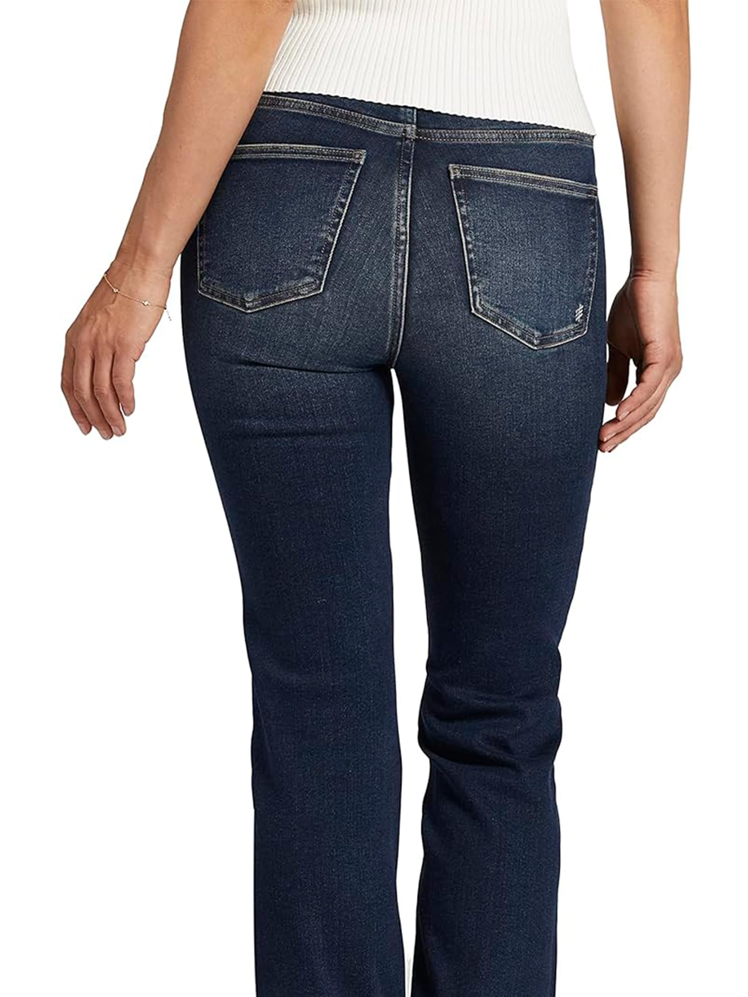 Silver Jeans Co. Women's Infinite Fit High Rise Bootcut Jeans - Stretch Denim Pants for Casual Wear & Night Out | Comfortable Slimming Jeans for Women