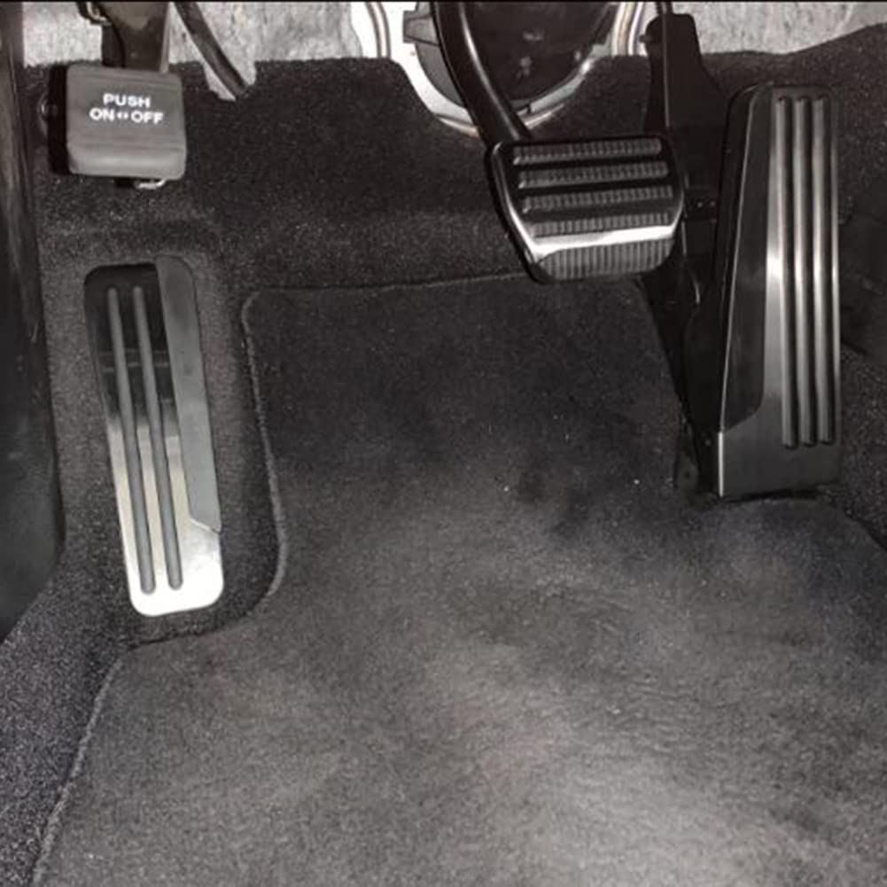 Stainless Steel Car Pedal Covers for Q50 Q60 Q70 QX70 - 2PC Set - Durable Footrests for Enhanced Driving Comfort