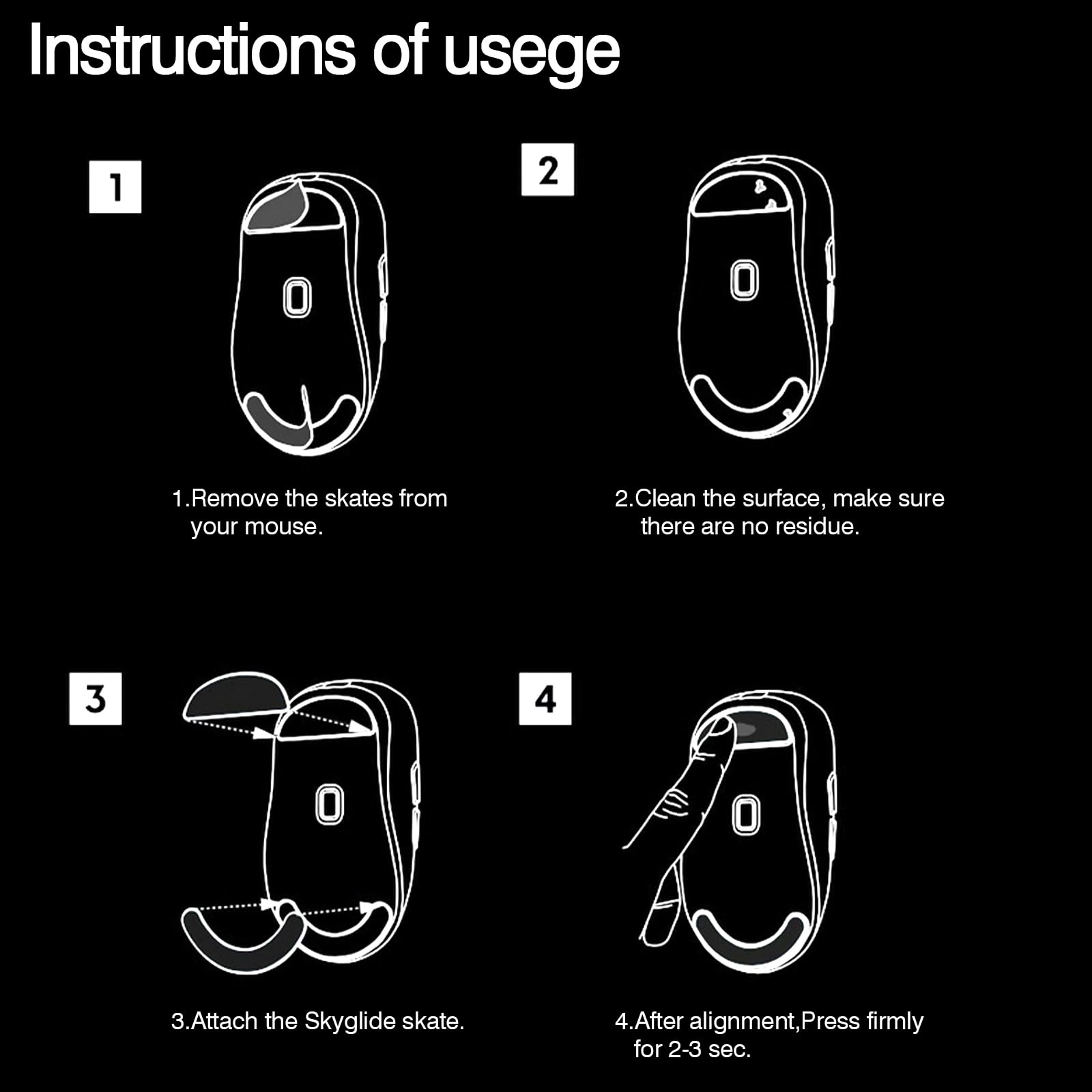 Ultra-Smooth Glass Mouse Feet Skates for Logitech G Pro X Superlight - Precision Gaming Mouse Upgrade Kit for FPS, MOBA & Esports (Fastest Glide, Zero Friction) - Perfect for Competitive Gaming & Professional Streamers