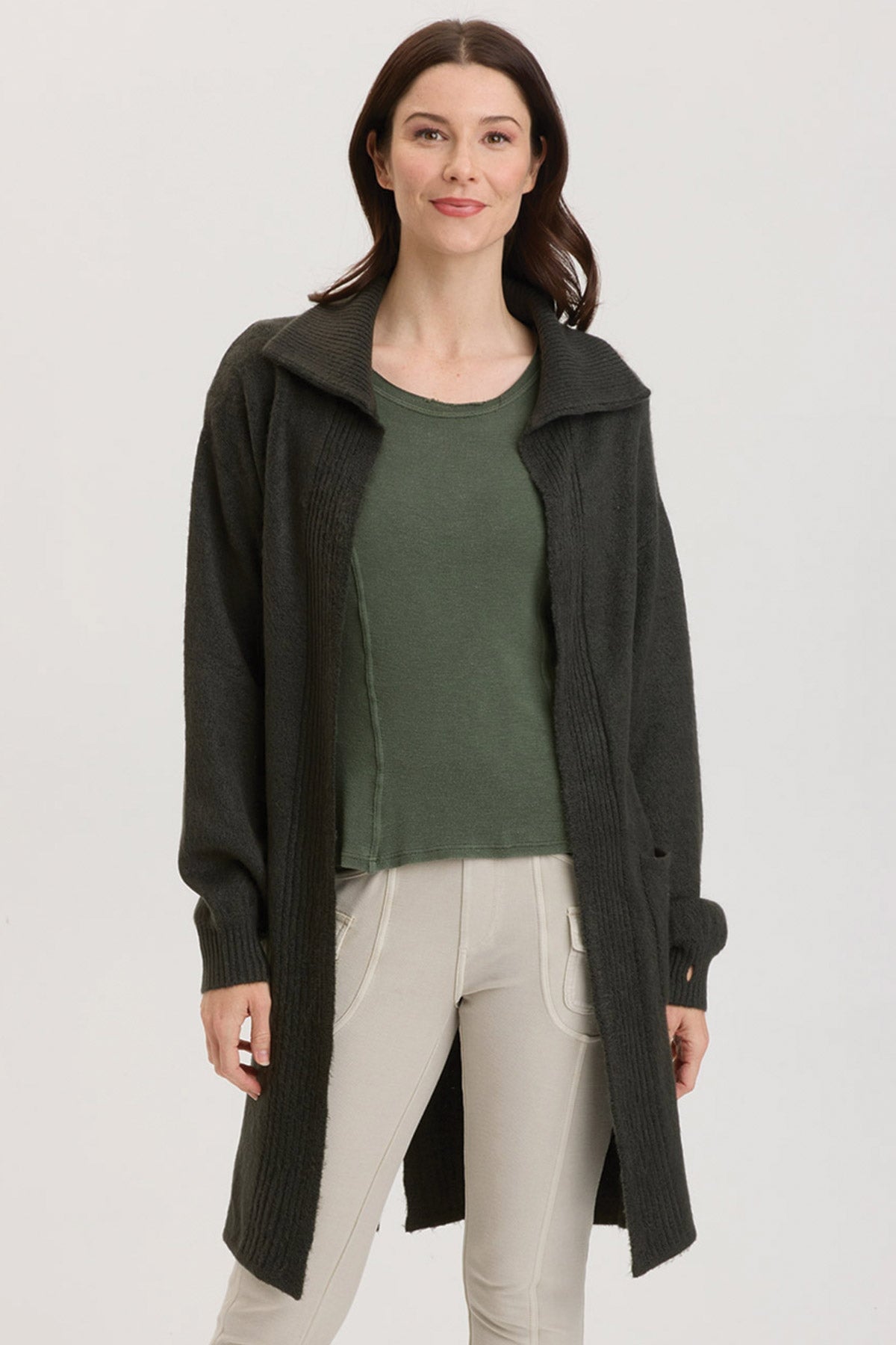 Dierks Cardigan Dragonfly Print - Stylish & Comfortable Women's Knit Sweater for Fall & Winter | Perfect for Casual Outfits, Office Wear & Cozy Evenings