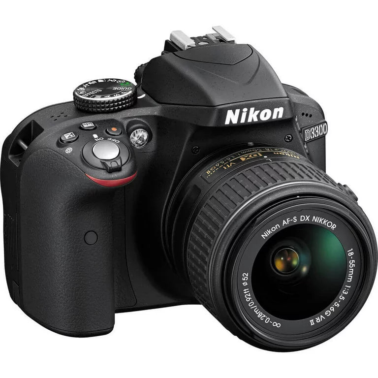 Nikon D3300 Digital SLR Camera Body - High Resolution 24.2MP DX-Format DSLR for Photography Enthusiasts | Perfect for Travel, Portraits & Everyday Shooting