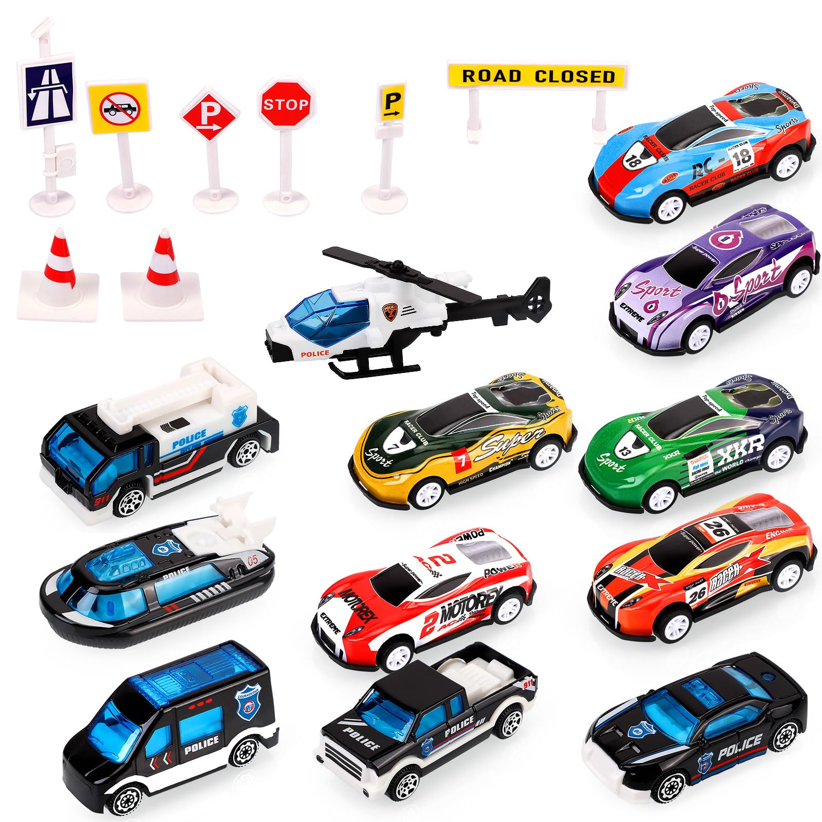 **Best Large Transport Cars Carrier Set with 12 Die-Cast Vehicles - Toddler Toys for 3-7 Year Old Boys & Girls - Perfect Christmas & Easter Gift for Kids - Fun Pretend Play & Travel Toy for Preschoolers**