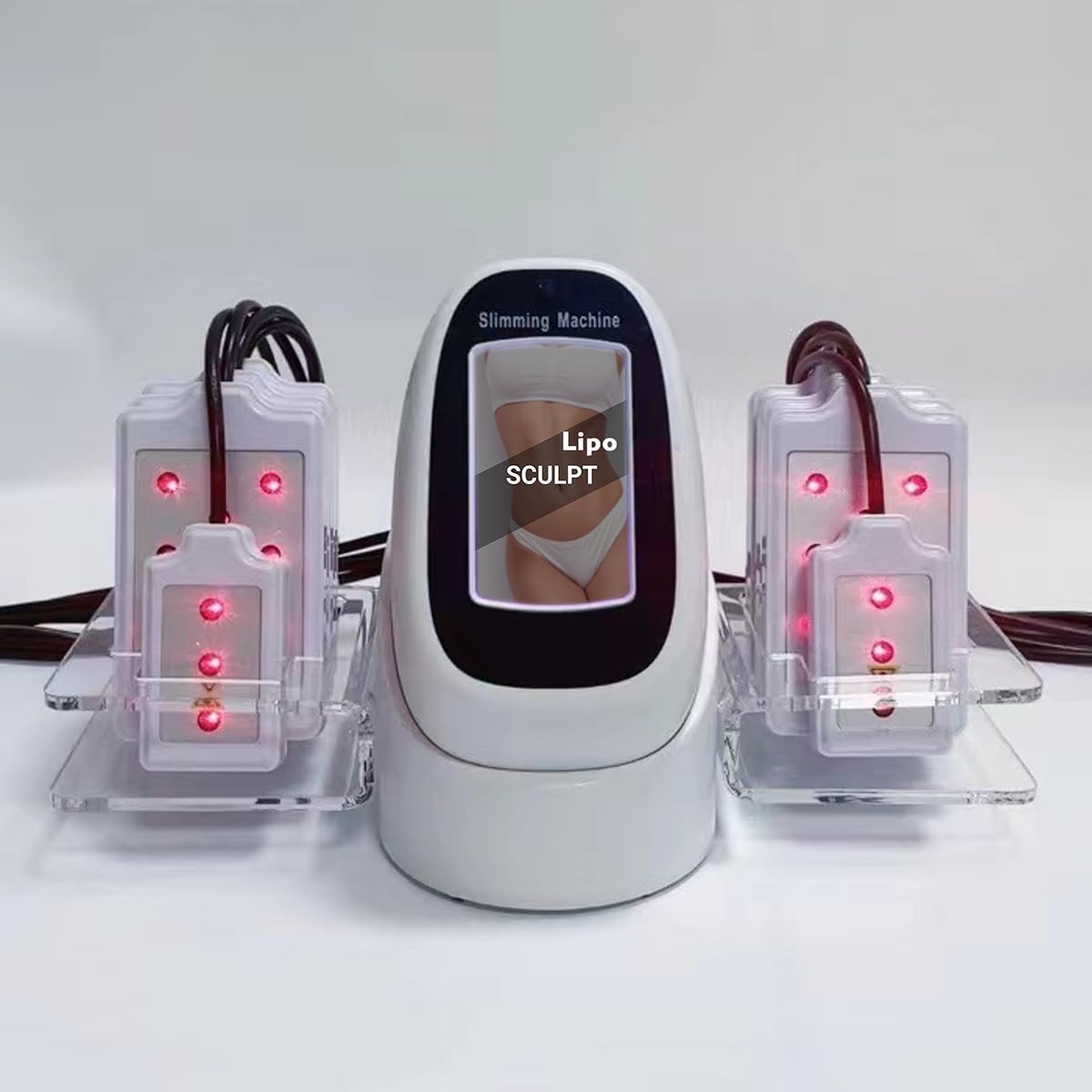 635-650nm 60 Diodes Red Light Therapy Device - Professional Lipo-Light Machine for Face & Body, Salon Spa & Home Use - Skin Rejuvenation, Pain Relief & Fat Reduction Treatment