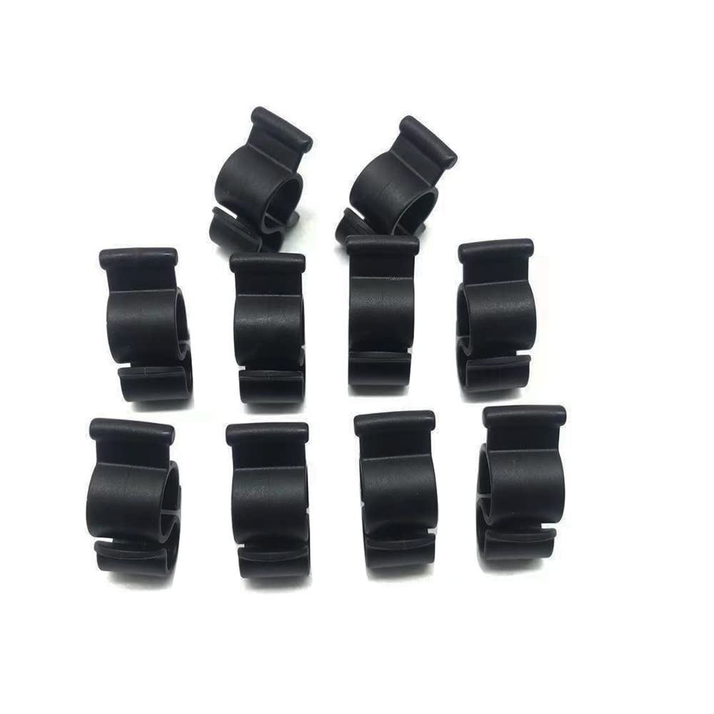 10 Pcs Standard Awning Clips for Rope Lights - RV Awning Roller Bar Hooks for Party & String Lights - Perfect for RV Camping, Outdoor Decor, and Backyard Parties