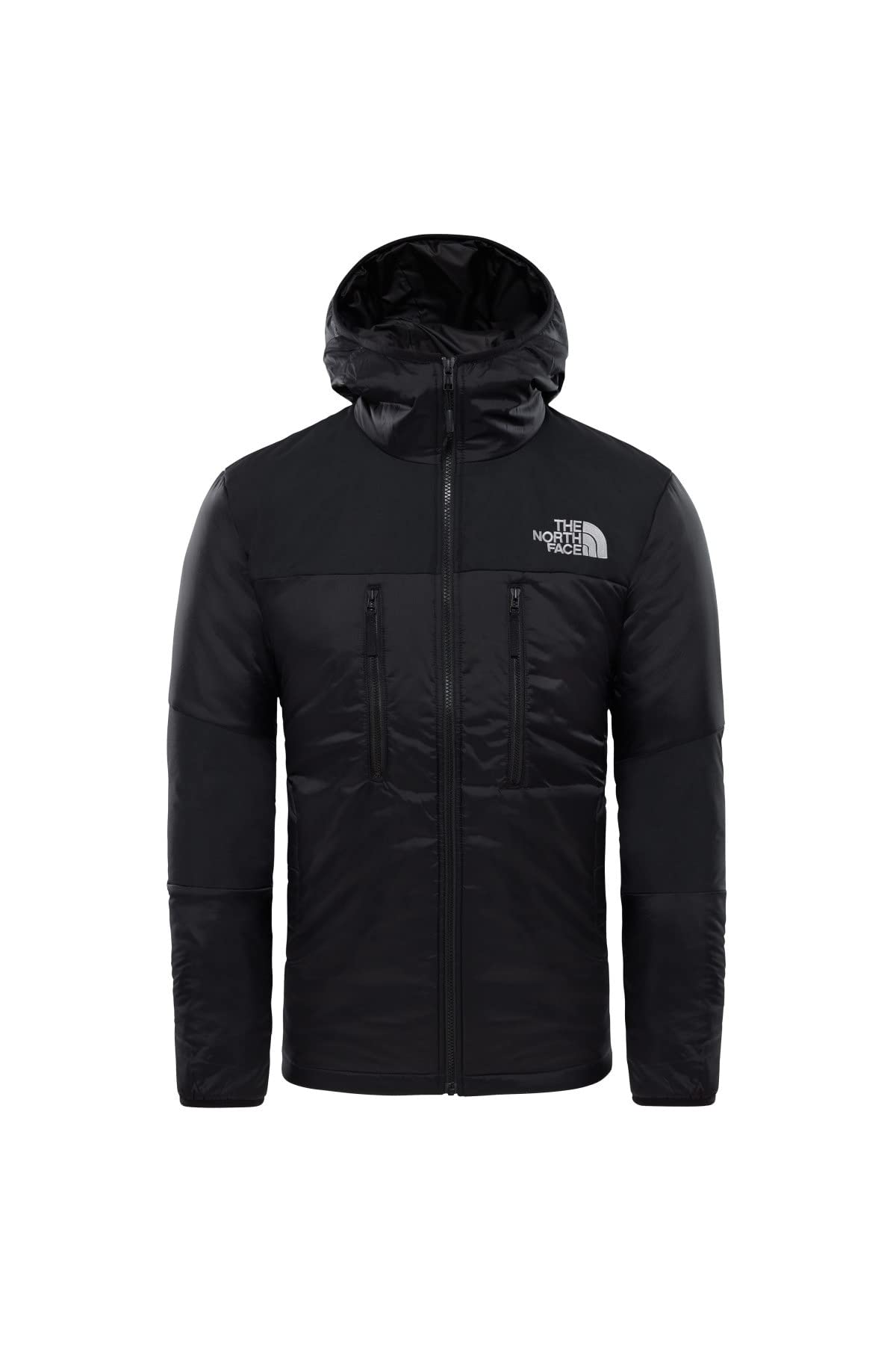 The North Face Men's Black Waterproof Jacket with Logo - Lightweight Windproof Winter Coat for Hiking, Camping & Outdoor Adventures