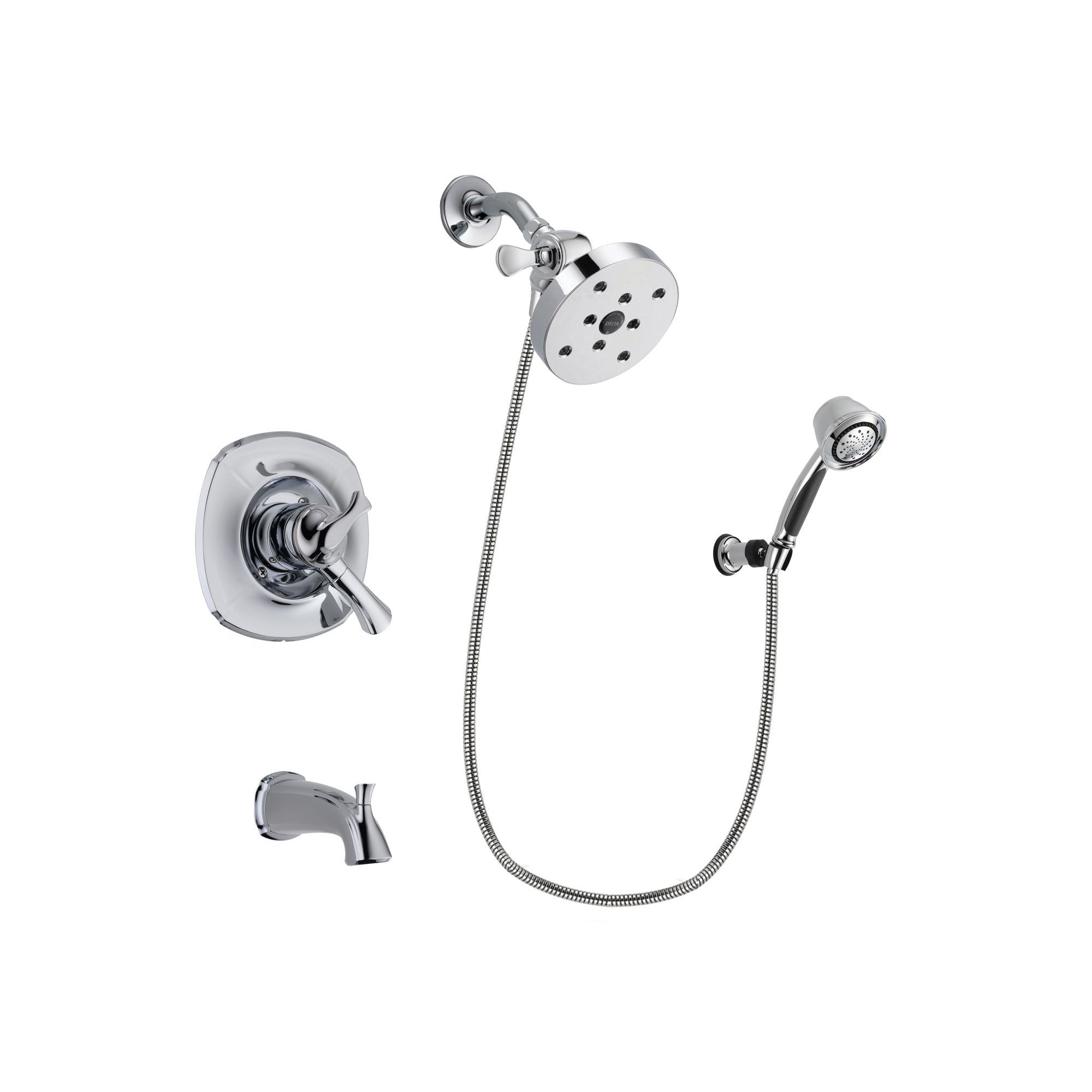 Delta Addison Chrome 3-Handle Tub and Shower Faucet System with Hand Shower DSP0419V - Perfect for Bathroom Renovation and Modern Home Upgrades