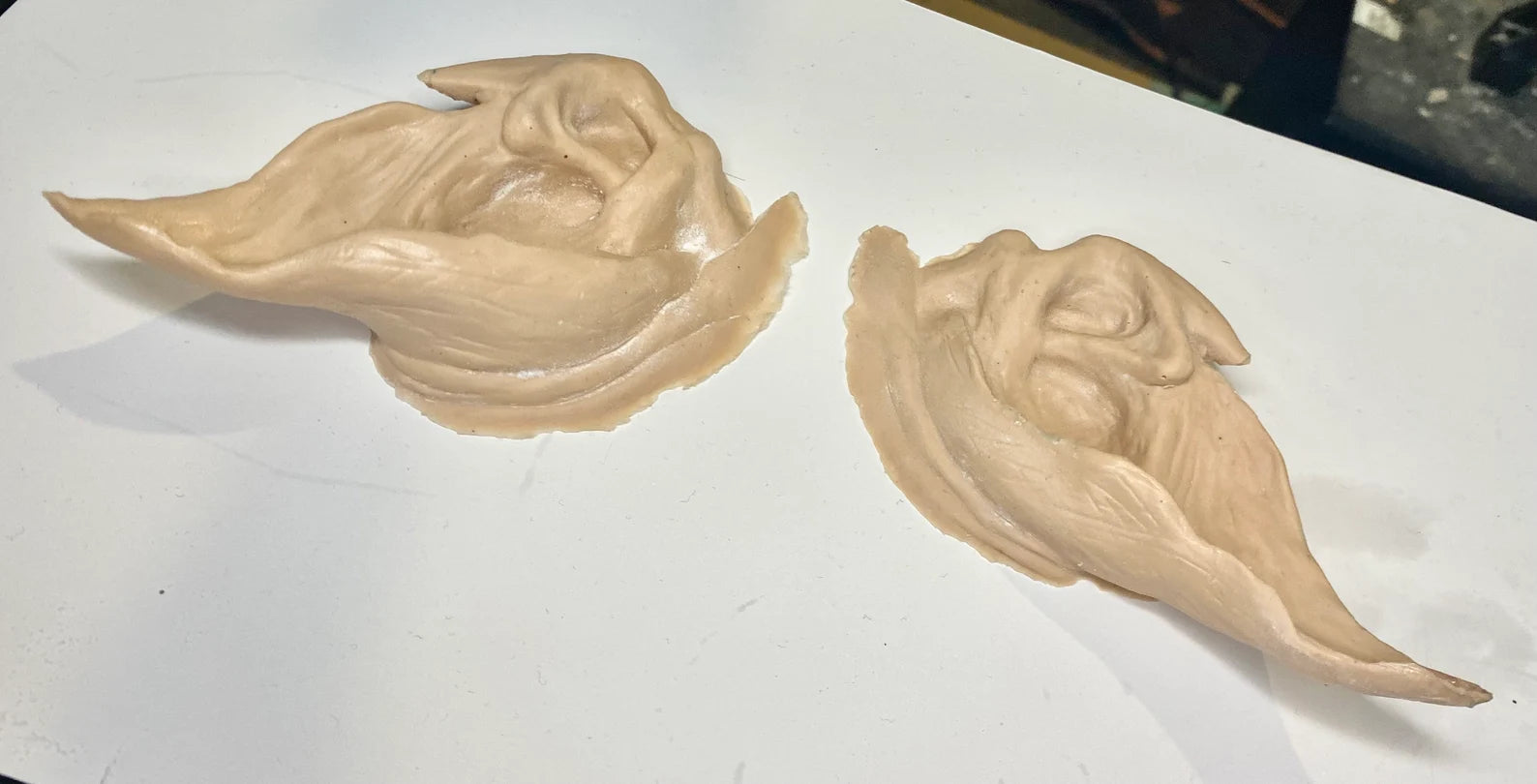 Obsidian FX Elf & Orc Ear Prosthetics - High-Quality Silicone Fantasy Costume Ears for Cosplay, Halloween, and LARP Events