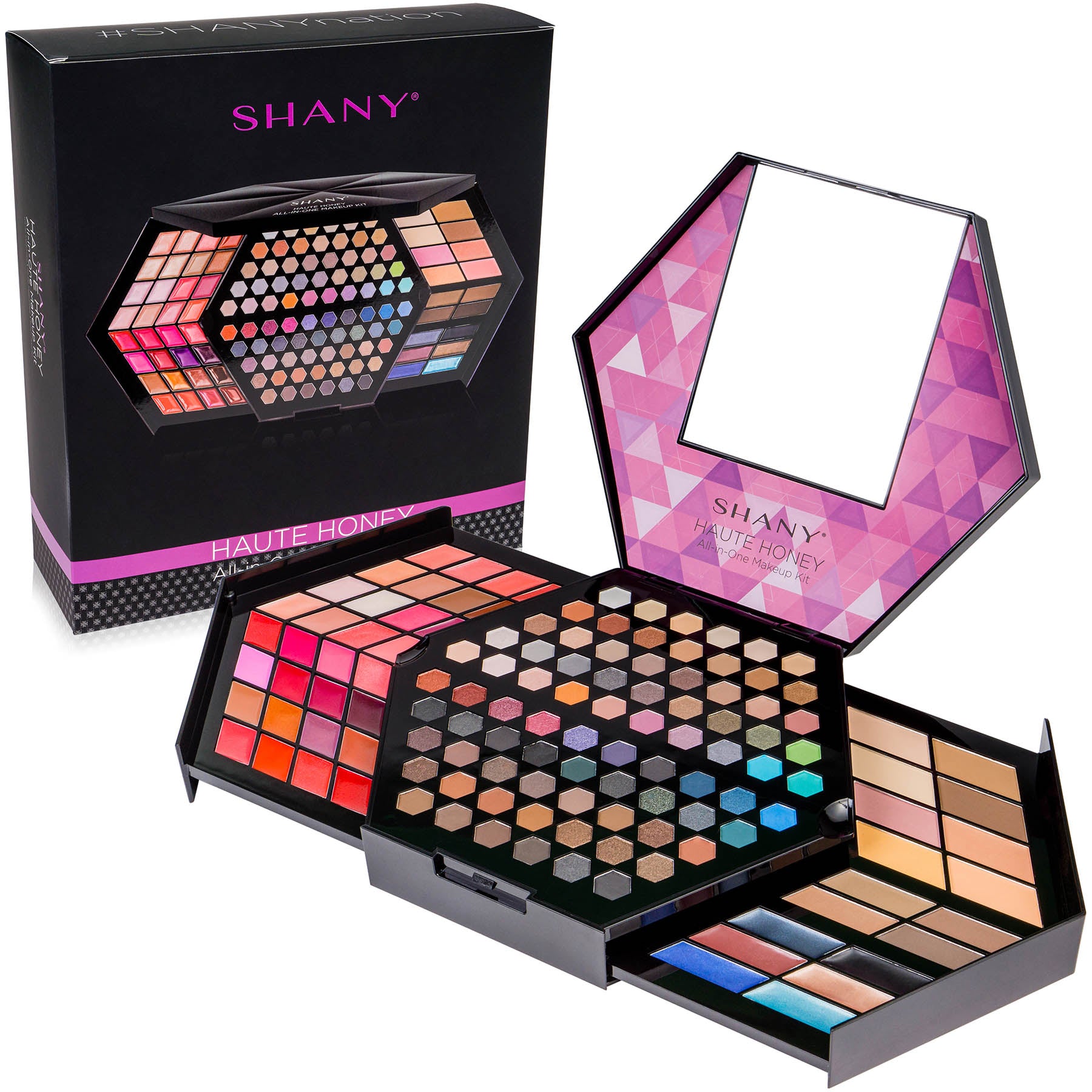 Haute Honey All-in-One Makeup Kit | Complete Cosmetic Set with Foundation, Eyeshadow & Lipstick | Perfect for Daily Use, Special Occasions & Professional Makeup Artists