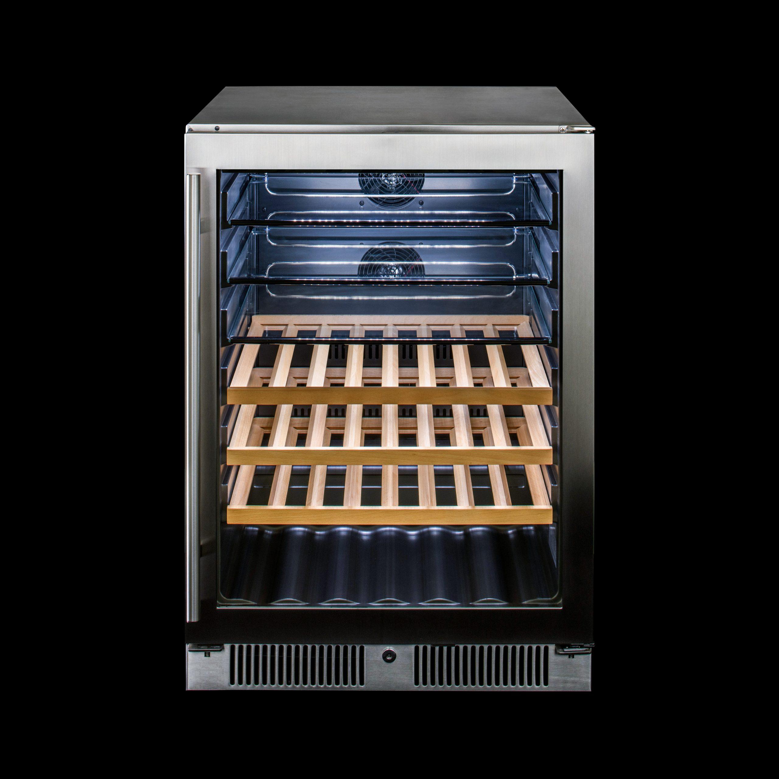 Blaze Grills BLZGDBEV55 Outdoor Beverage Cooler with Glass Front - Perfect for Backyard BBQs, Pool Parties, and Outdoor Entertaining