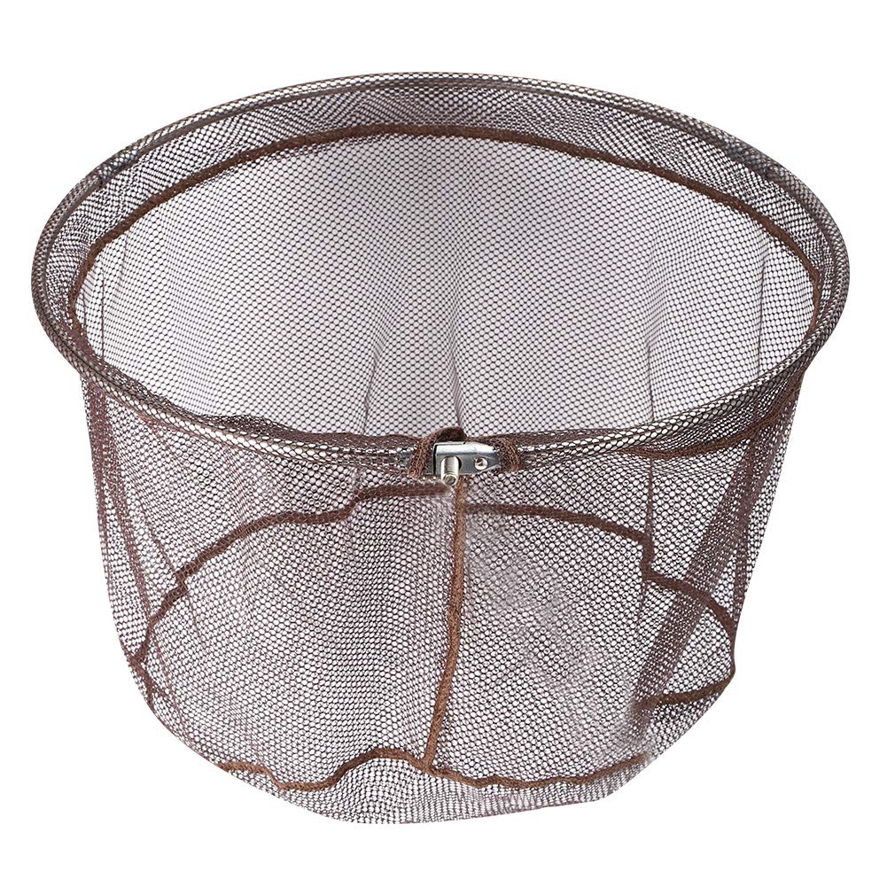 **Dilwe Quick Dry Foldable Fishing Landing Net Head - Portable Fishing Accessory for Freshwater & Saltwater Fishing | Ideal for Fly Fishing, Kayak Fishing & Shore Fishing**
