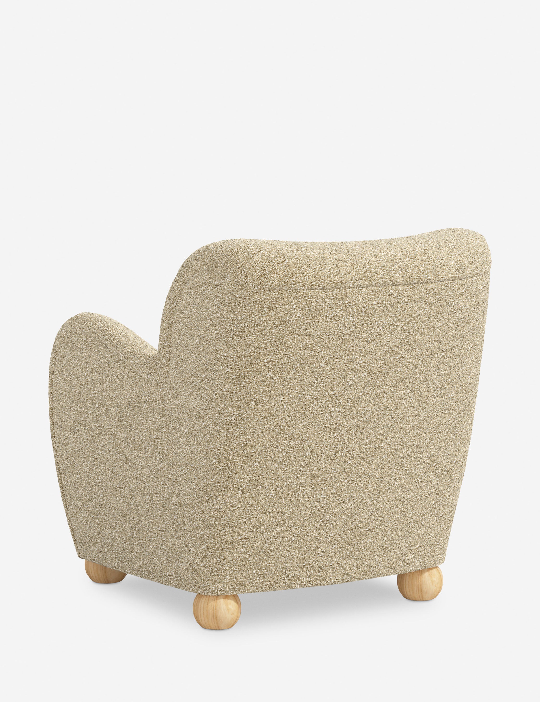Baird Accent Chair - Modern Upholstered Lounge Chair for Living Room, Bedroom & Office - Stylish Comfortable Reading Chair with Wooden Legs - Perfect for Relaxing, Reading & Decorating Your Home