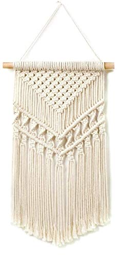 Boho Macrame Wall Hanging Art - Handwoven 8