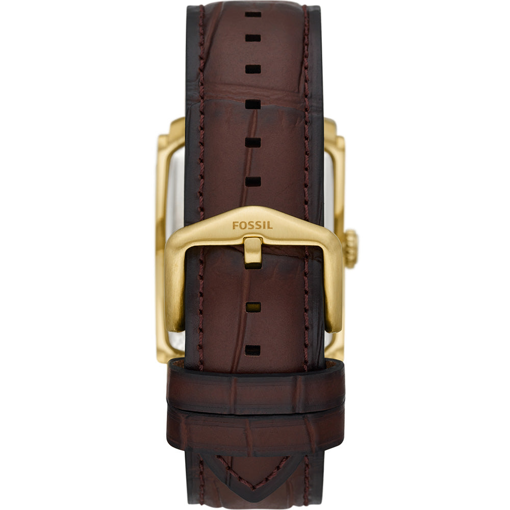 Fossil Carraway FS6011 Genuine Leather Watch for Men - Stylish & Durable Timepiece for Casual & Business Wear