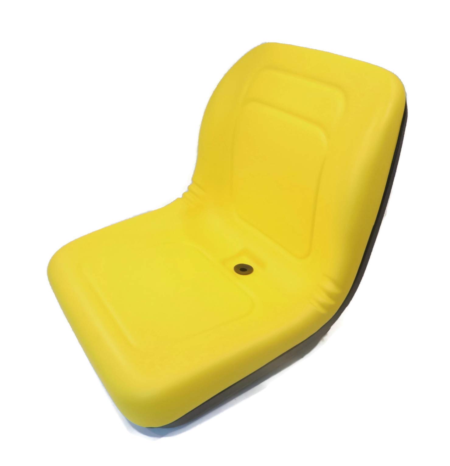 John Deere L118, L120, L130, L135, L145 Lawn Mower High Back Yellow Seat - Comfortable Replacement Tractor Seat for Outdoor Mowing & Yard Work