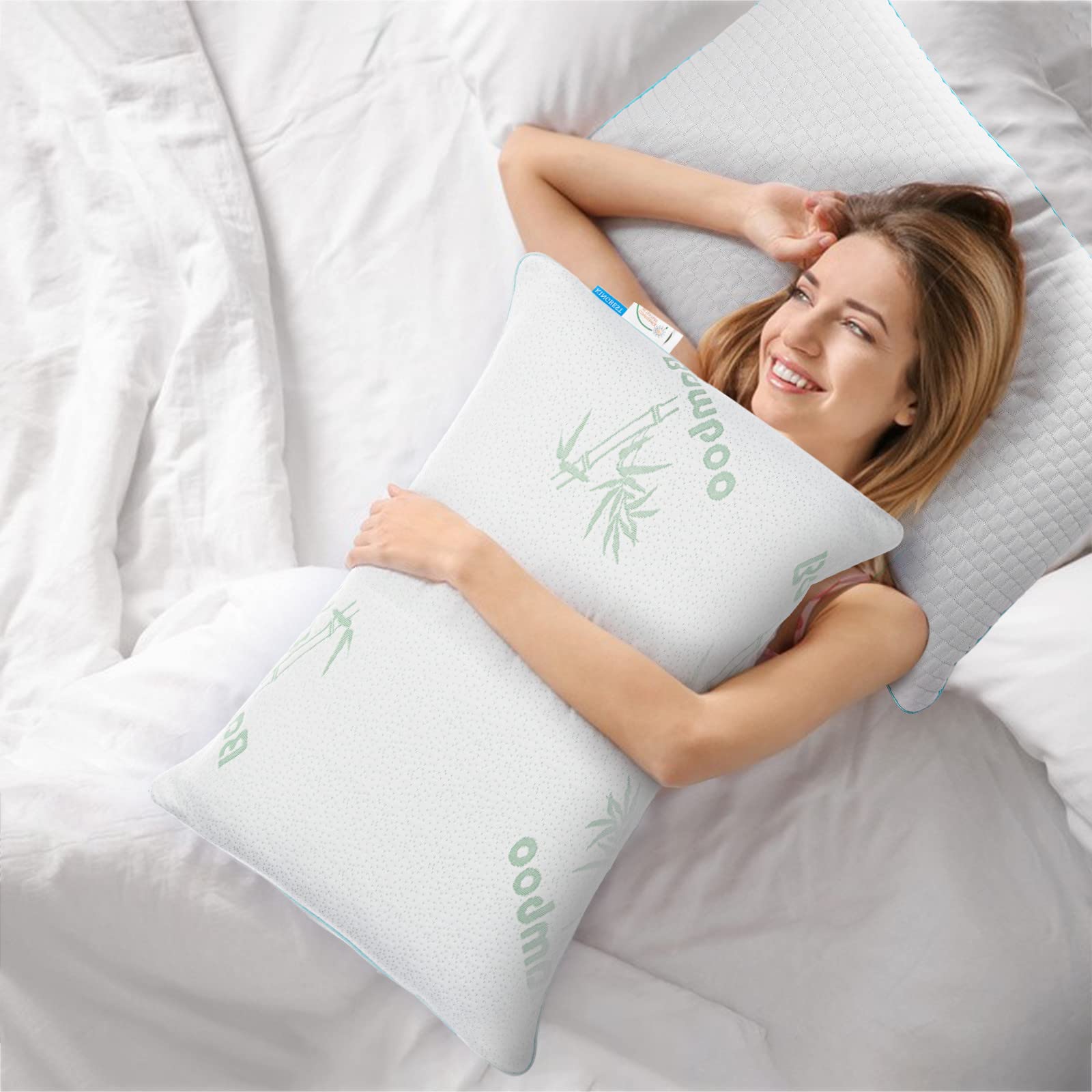 Cool Gel Memory Foam Pillow for Neck Pain - Adjustable & Breathable for Better Sleep