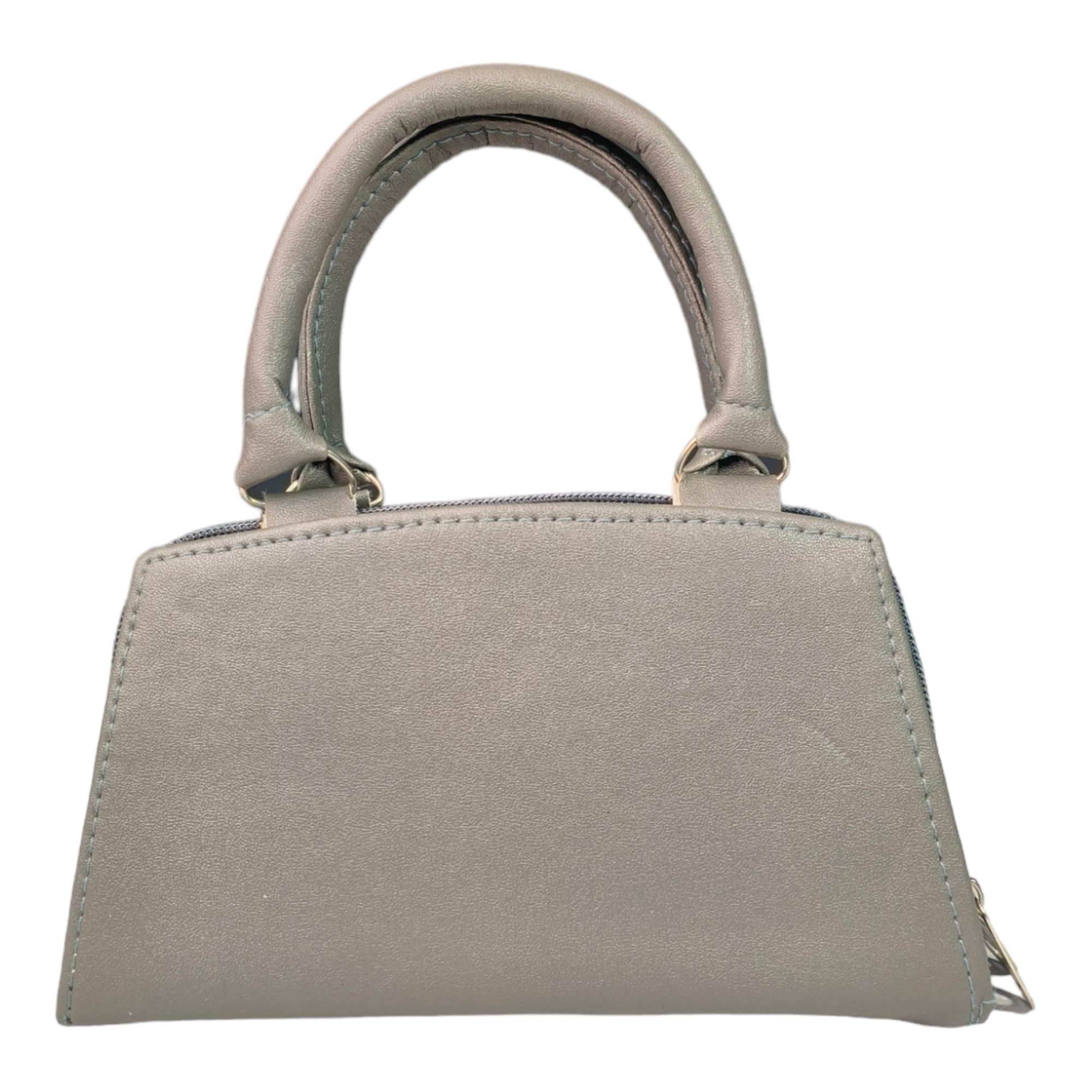 Shireen Women's Small Top Handle Handbag with 5 Pockets - Stylish Solid Finish Purse for Everyday Use, Work, and Special Occasions