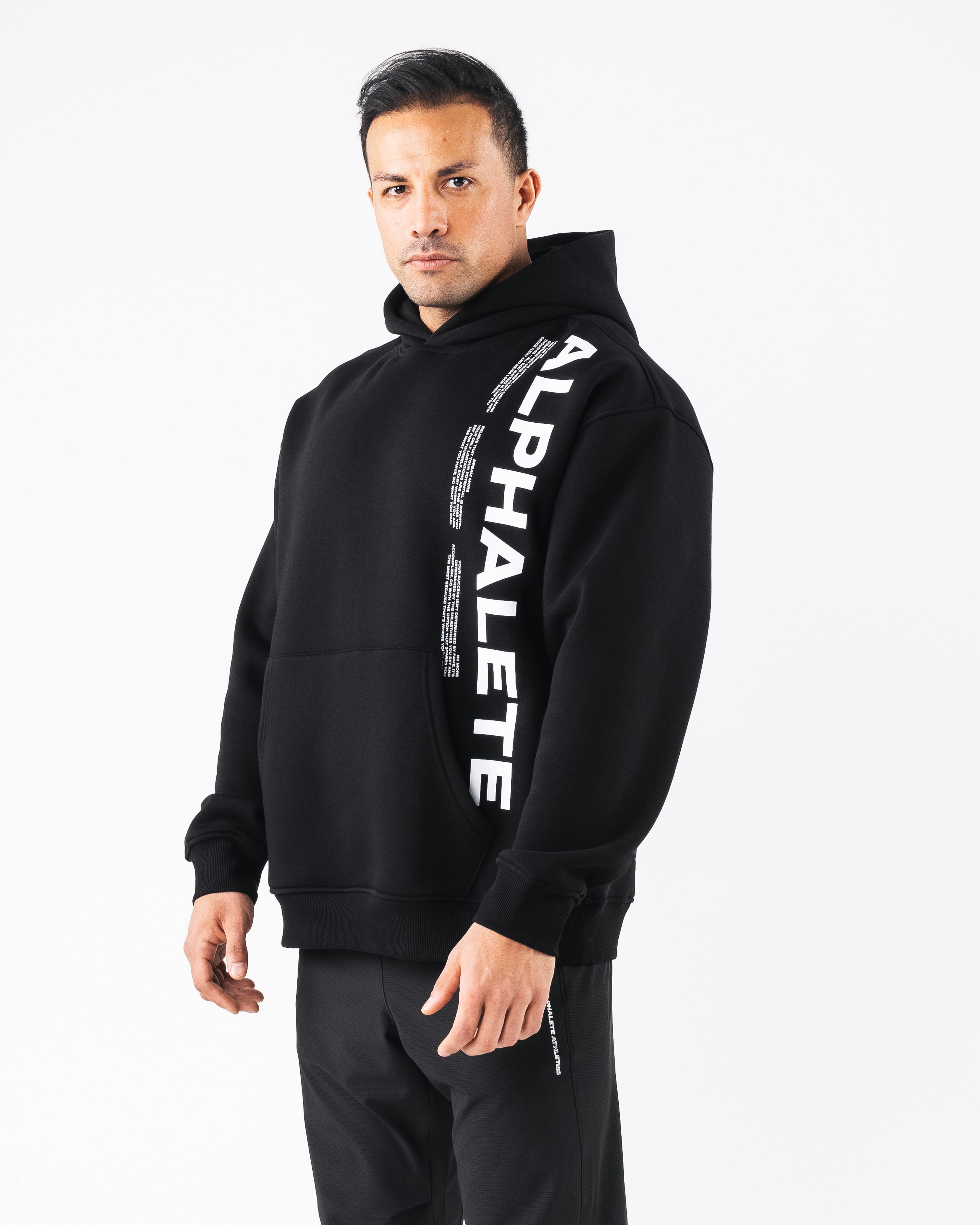 Premium Core Hoodie for Men & Women - Soft & Comfortable Black Pullover Hooded Sweatshirt - Perfect for Gym, Running, Outdoor & Casual Wear