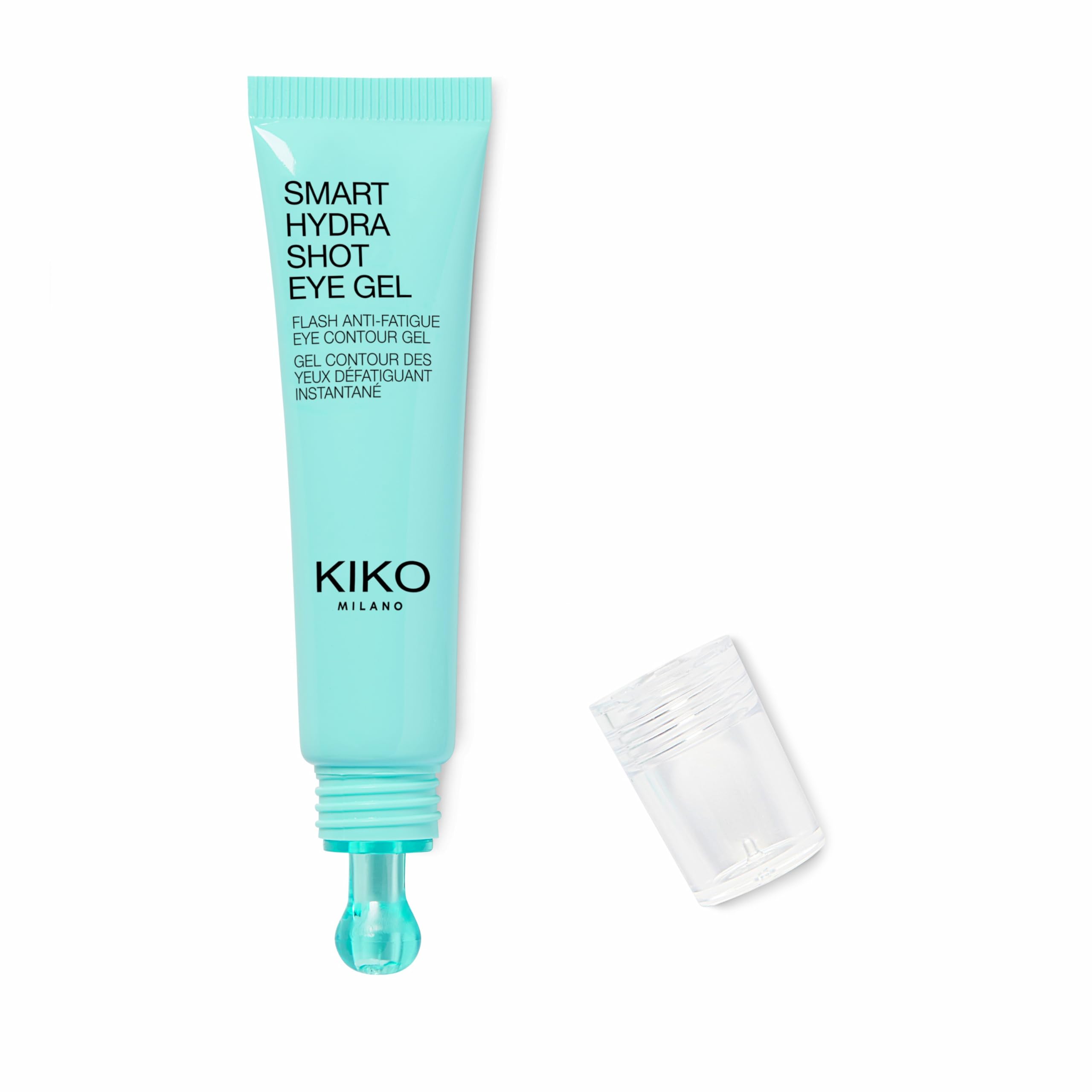 KIKO Milano Smart Hydra Shot Eye Gel - Hydrating Under Eye Gel for Dark Circles & Puffiness | Anti-Aging Eye Treatment for Day & Night Use | Perfect for Travel & Daily Skincare Routine