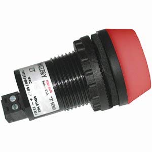 ZT028LACTR - Loud 28V AC/DC Alarm with Bright Red LED & Continuous Sound - Perfect for Industrial Equipment, Security Systems & Emergency Alerts