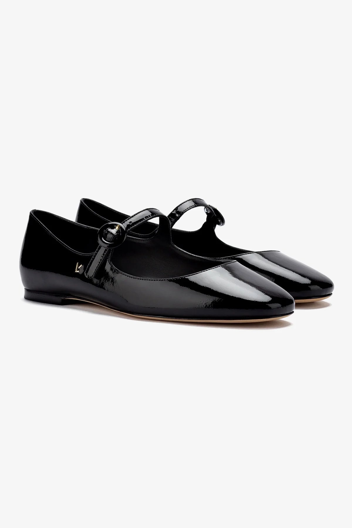 Blair Black Patent Ballet Flats for Women - Comfortable & Stylish Shoes for Work, Office, and Casual Wear