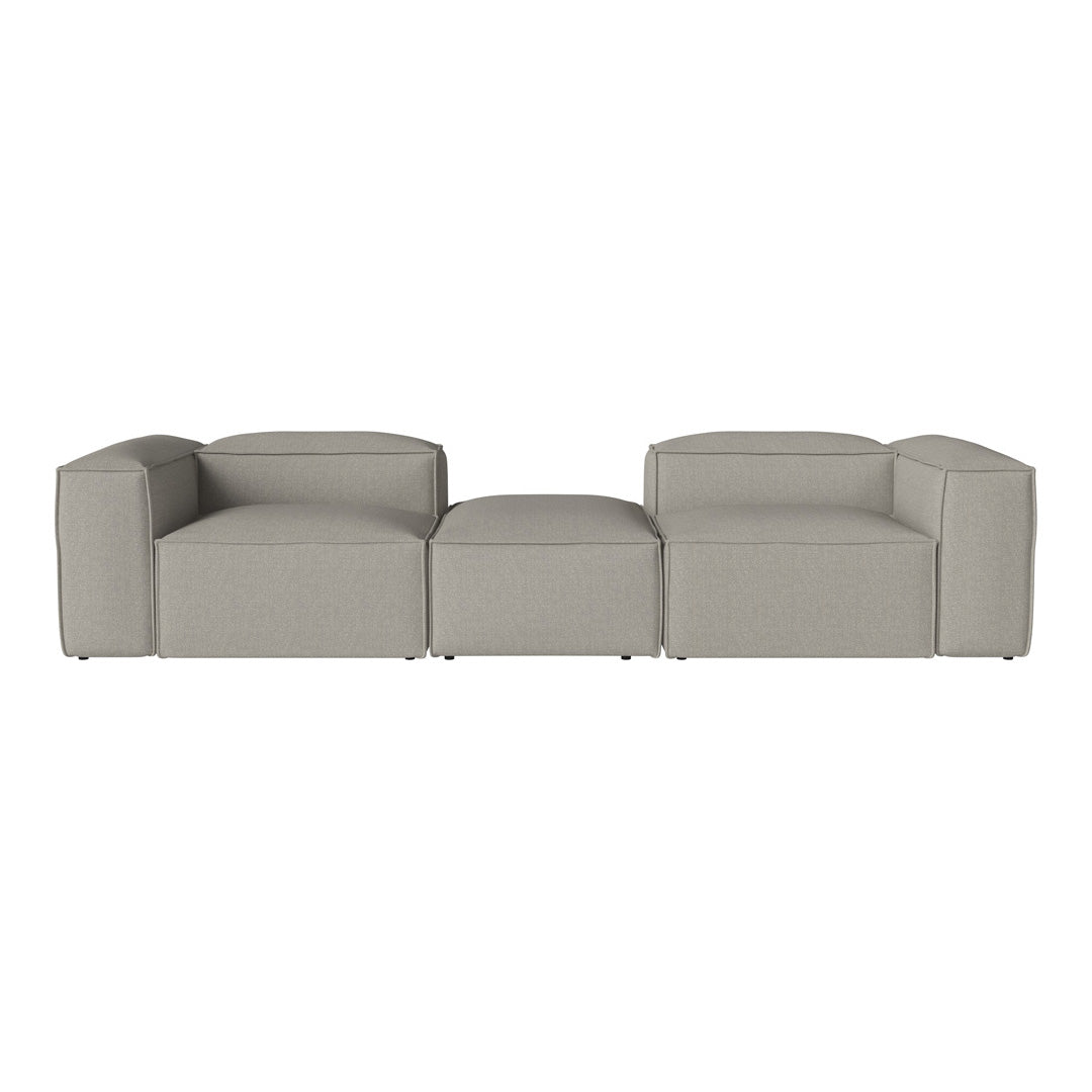 Cosima 2 Small Modular Sectional Sofa with Pouf - Modern Living Room Furniture for Small Spaces, Apartments & Cozy Home Decor