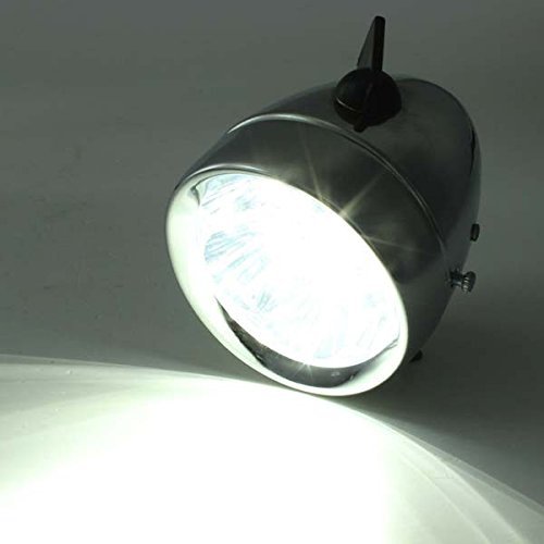 Vintage Retro Bicycle Headlight - 7 LED Bike Front Light with Adjustable Bracket for Fixie, Cruiser & Commuter Bikes | Perfect for Night Riding & Urban Cycling Safety