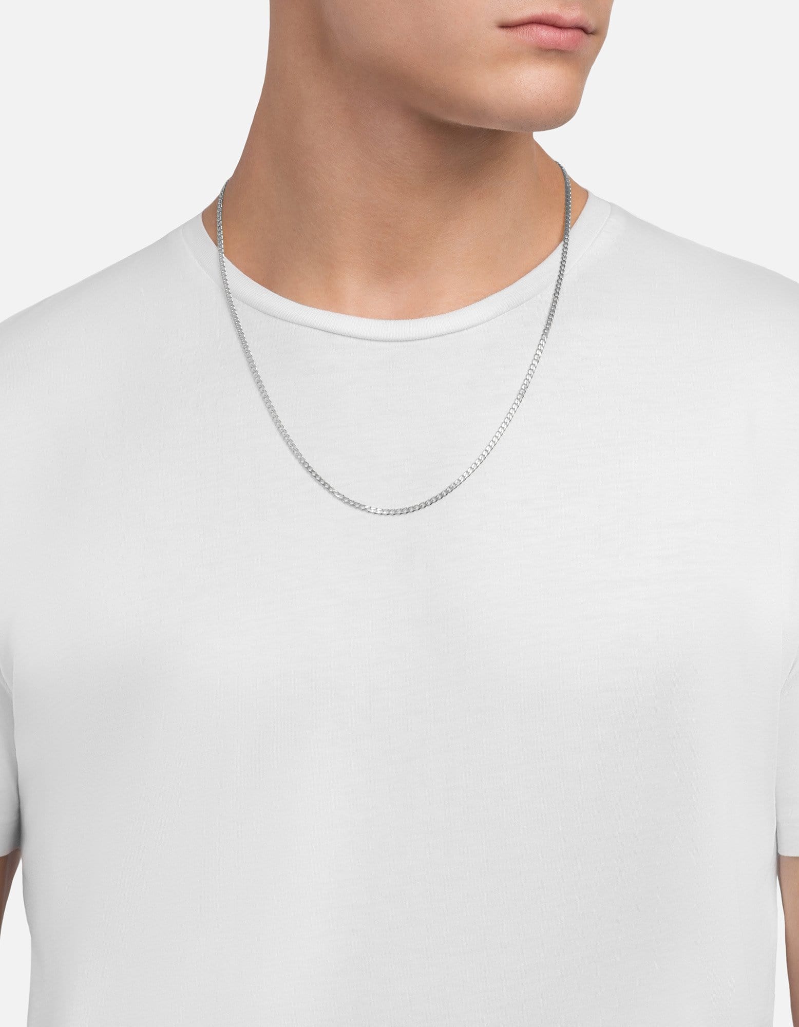 3mm Cuban Chain Necklace for Men & Women - 925 Sterling Silver Unisex Jewelry - Perfect for Everyday Wear, Gifts & Special Occasions