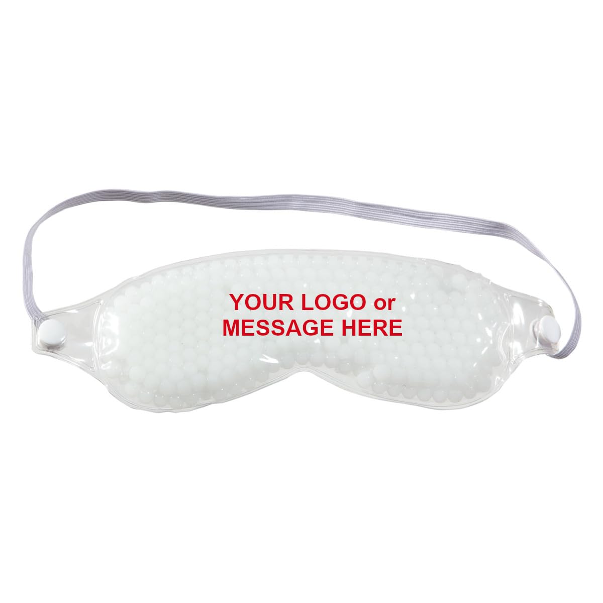 50-Pack Customizable Spa Face Mask with Aqua Pearls™ - Hot & Cold Therapy Packs for Relaxation - Personalized Logo/Text Imprint - Perfect for Massage, Skincare & Pain Relief