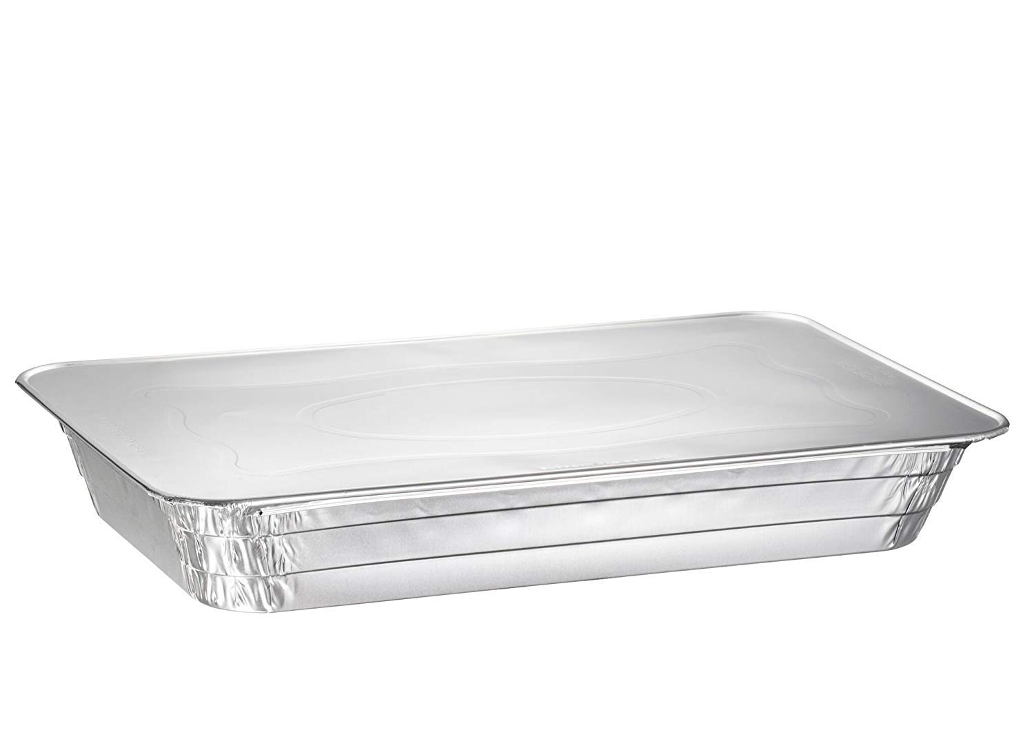 (40 Count) Full Size Deep Steam Table Pans with Lids - Disposable Aluminum Foil Food Containers for Baking, Freezing, Meal Prep & Storage (21” x 13” x 3”) - Perfect for Catering, Restaurants & Bulk Cooking