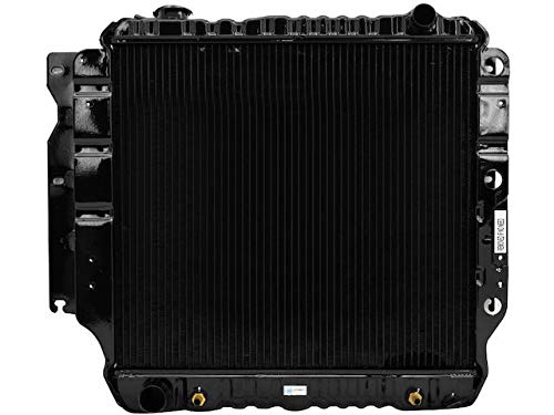 High-Performance Aluminum Radiator for 1987-1995 & 1997-2002 Jeep Wrangler - Direct Fit Replacement - Perfect for Off-Roading & Extreme Weather Conditions