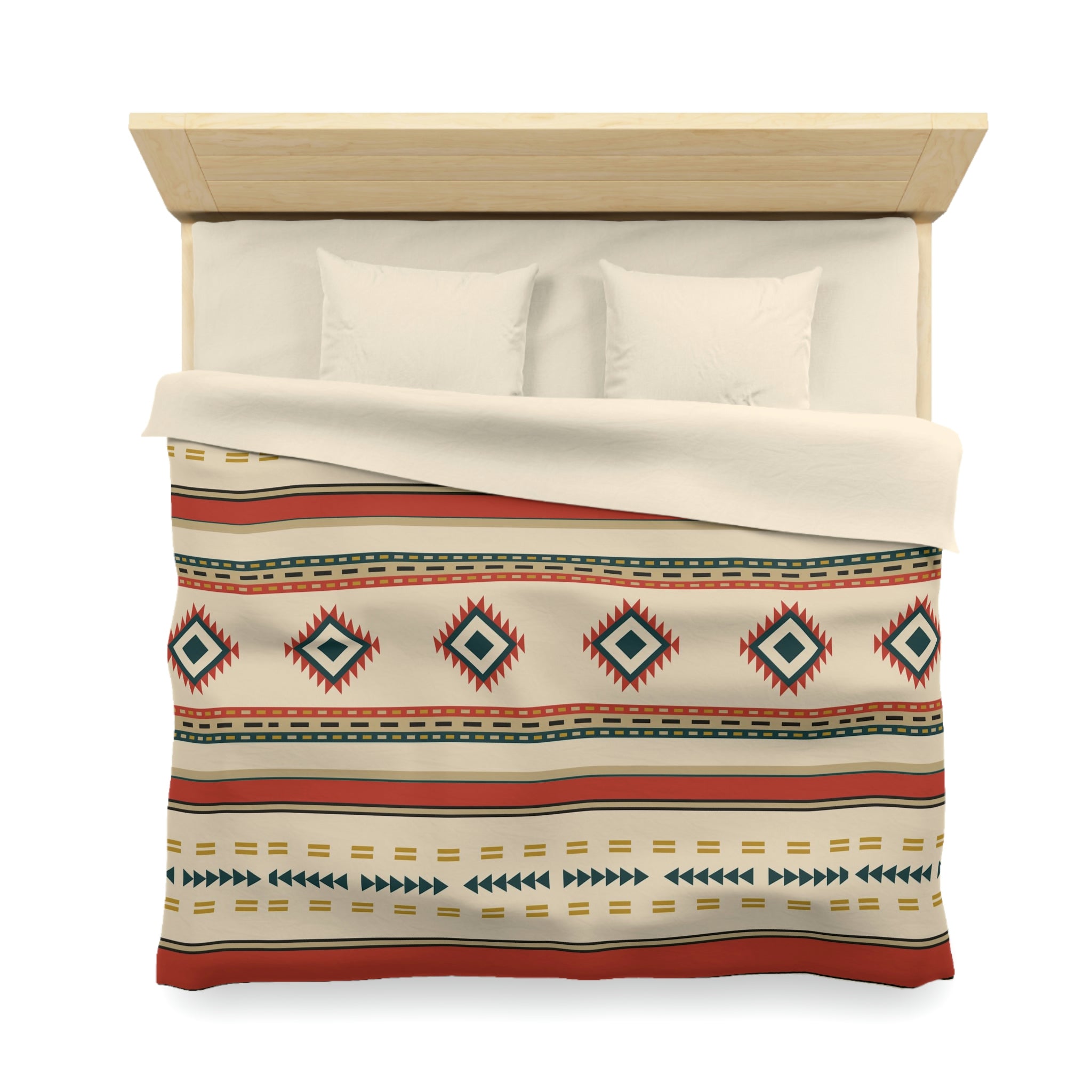 Sunrise Canyon Microfiber Duvet Cover Set - Queen & Twin Size, Soft Southwestern Farmhouse Bedding Decor for Comforters - Perfect for Guest Rooms, Master Bedrooms & Cozy Home Styling